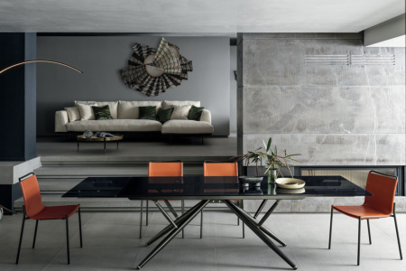 Bridge Glass Dining Table