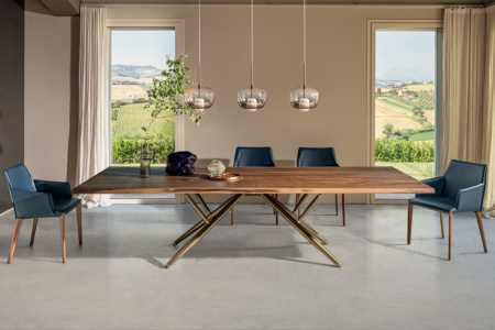 Bridge Wood Dining Table