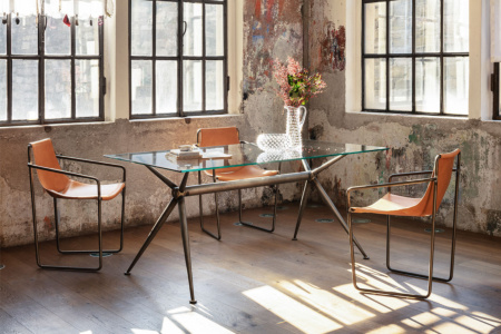 Brioso Glass Dining Table
