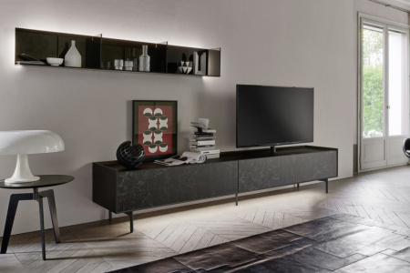 Cabaret Ceramic TV Stand with Mount
