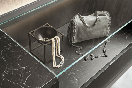 Cabaret Glass Wall Mounted Dresser