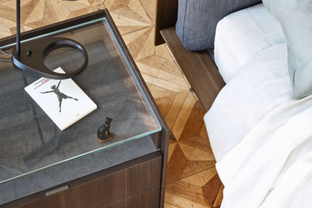 Cabaret Glass Nightstand