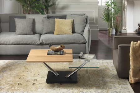 Cassius Wood Coffee Table