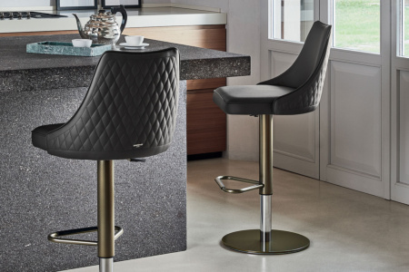 Clara Adjustable Bar Stool Quickship