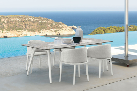 Cleo Alu Dining Table