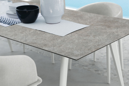 Cleo Alu Dining Table