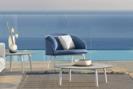 Cleo Alu Lounge Armchair