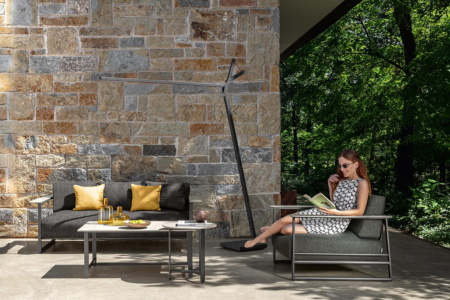 Cleo Alu Outdoor Arc Lamp