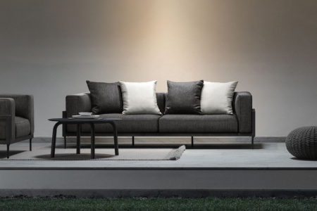 Cleo Alu Sofa