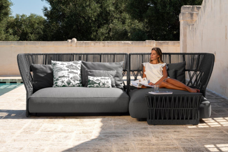 Cliff Deco Sectional Sofa with Chaise