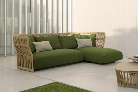 Cliff Rope Sectional Sofa with Chaise