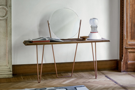 Coseno Console Table With Mirror