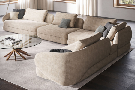 Craig J-Shape Sectional Sofa