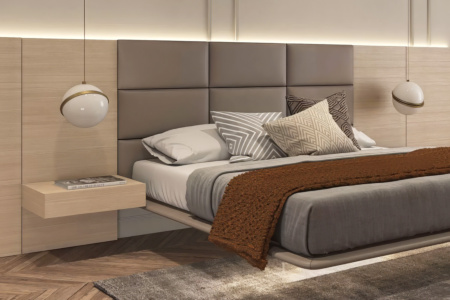 Dama Bed with Nightstand
