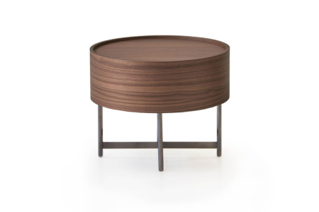 Dedalo Nighstand with Base Quickship