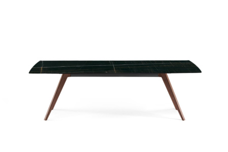 Delta Marble Glass Dining Table