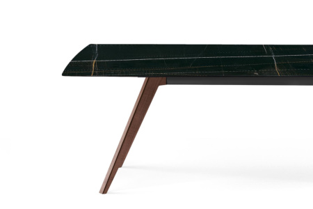 Delta Marble Glass Dining Table