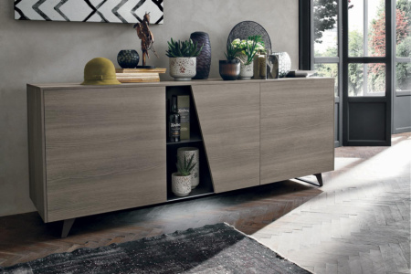 Diagonal Sideboard