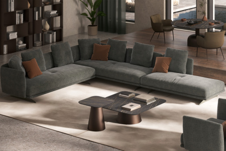 Douglas Sectional Sofa with Peninsula