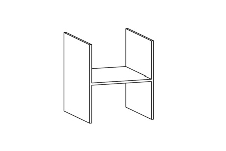 Internal Divider For East Side Cabinets