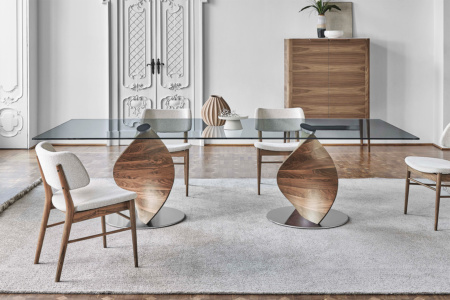 Elika Double Pedestal Dining Table