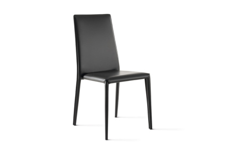 Eral Hard Leather Dining Chair