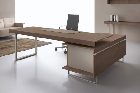 Essence Office Desk with Credenza