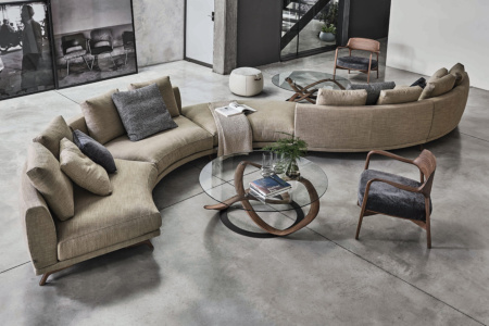 Etienne Double Sided Curved Sectional Sofa