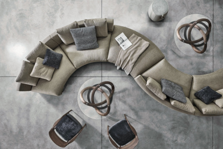 Etienne Double Sided Curved Sectional Sofa