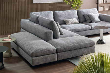 Ever More Corner Sectional Sofa with Peninsula