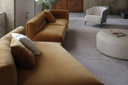 Gary Curved Sectional Sofa with Chaise