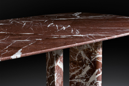 Geometric Marble Dining Table