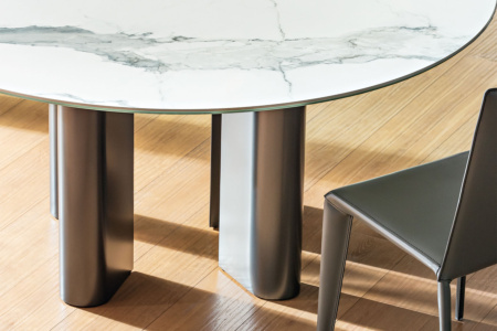 Geometric Round Dining Table