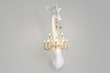 Giraffe In Love Wall Lamp