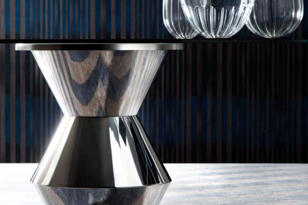 Grand Palais Round Glass Dining Table