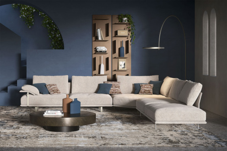Heston Sectional Sofa with Peninsula