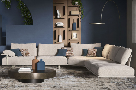 Heston Sectional Sofa with Peninsula