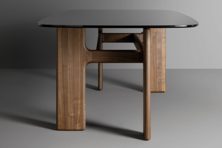 Hippos Wood Base Dining Table