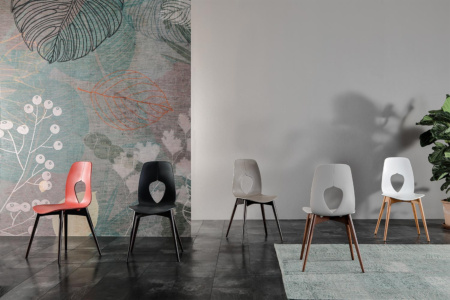 Hole Wood Dining Chair