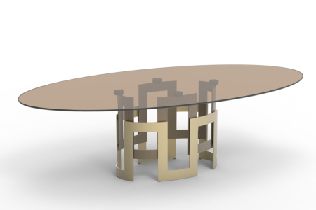Imperial Glass Dining Table