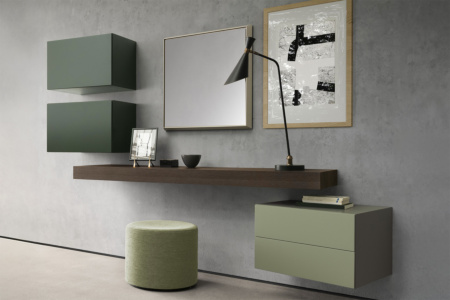 InclinART Vanity Desk Wall Unit