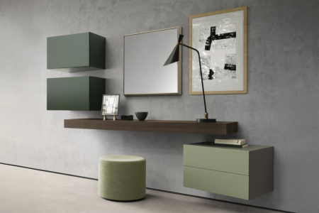 InclinART Vanity Desk Wall Unit