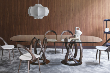 Infinity Double Pedestal Dining Table