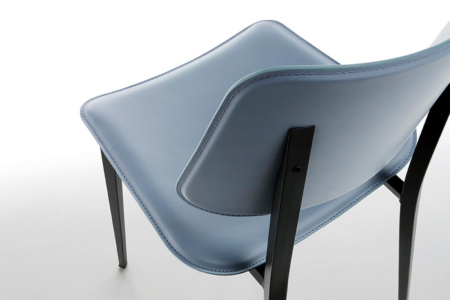 Joe Hard Leather Dining Chair