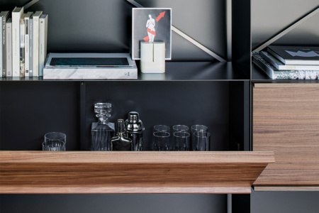 Kaos Bookcase with Storage