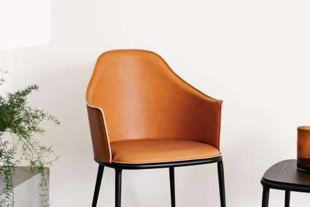Lea Hard Leather Dining Chair