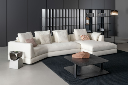 Liam Angled Sectional Sofa With Chaise