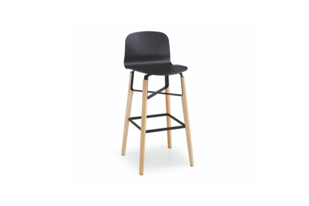 Liu Wood Bar Stool