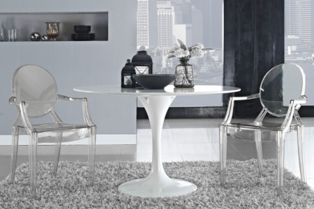 Louis Ghost Dining Chair (Set of 2) Quickship