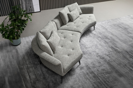 Lovy Low Curved Sofa
